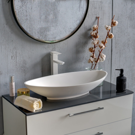 Накладная раковина Montebianco Migliore Gondola 13042 69,1х32,5 матовая фото