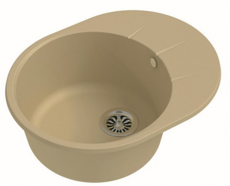 Мойка кухонная Ewigstein Rund R- 45F бежевый фото