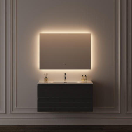 Зеркало с подсветкой Sancos Square 2.0 SQ2.900 90x70 фото