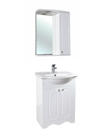 Тумба под раковину Bellezza Кантри-60 белая фото