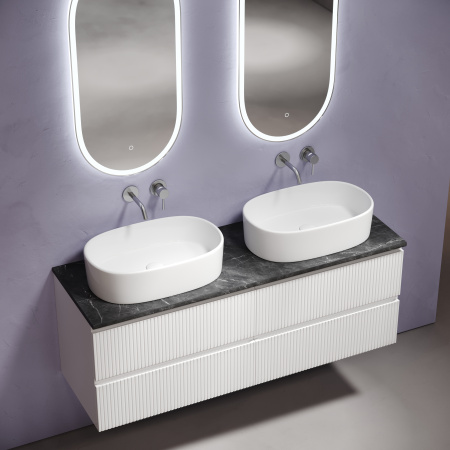 Столешница без отверстия под смеситель Sancos TT140A1 140 см, black sky фото