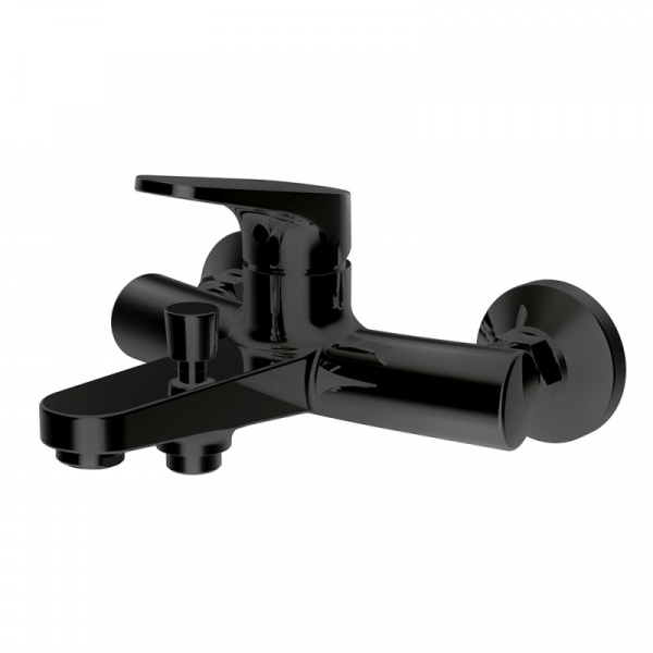 Смеситель для ванны с душем Bravat Eler Black F6191238BM-01-RUS фото