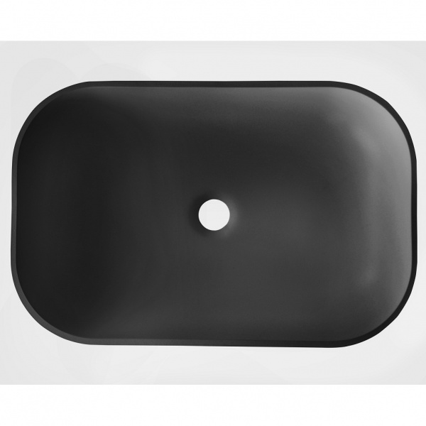 Накладная раковина Acquabella Rectangle LAVABO_ON-TOP_RECTANGLE_SLATE_NEGRO58х38 фото