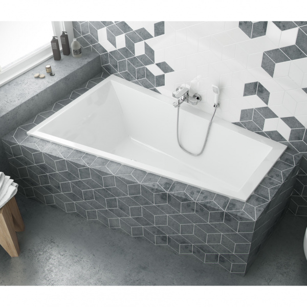 Акриловая ванна Excellent M-Sfera Slim 170x100 WAEX.SFL17WHS, левая фото