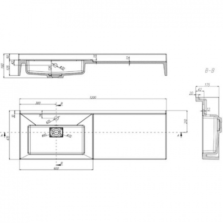 Раковина Акватон Сакура 1A71893KSK010 120 см фото