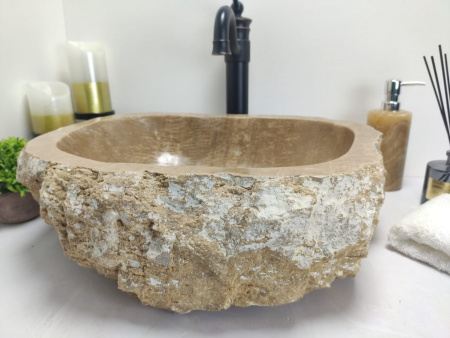 Накладная раковина из оникса Indo Erozy Sunset EO-00281 фото