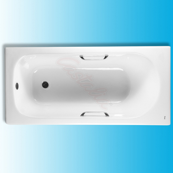 Чугунная ванна Castalia 150x70 с ручками фото