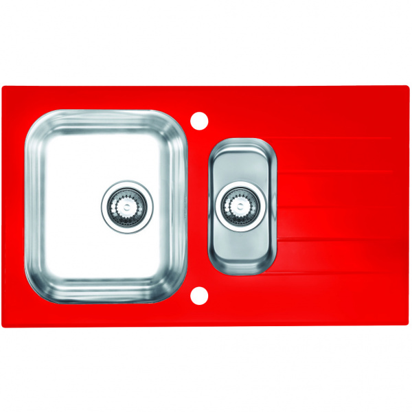 Мойка для кухни Alveus Glassix 20 красный фото