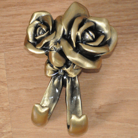 Крючок для ванной двойной Art&Max Rose AM-B-0912-B бронза фото