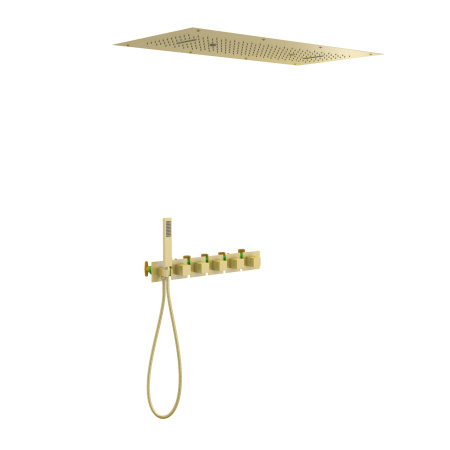 Душевая система скрытого монтажа Timo Petruma SX-5329/17SM золото матовое фото
