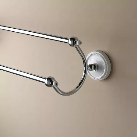 Полотенцедержатель двойной Devon & Devon Dorothy DOR412CR хром фото
