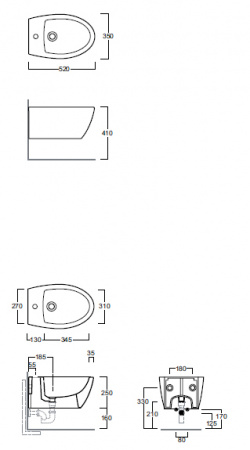 Биде подвесное Simas LFT Spazio LFT19 bi*1 фото