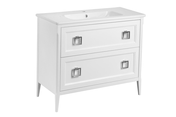 Тумба с раковиной ASB Woodline Рома 100 Н 10851 фото