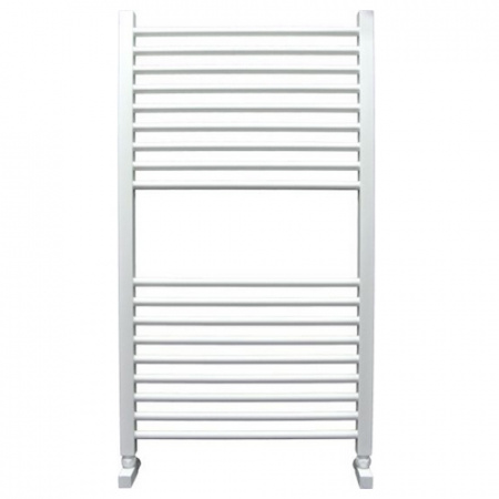 Водяной полотенцесушитель Ника Modern ЛМ 2 100/50 белый с вентилями фото