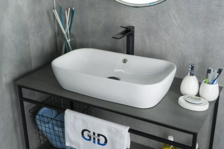 Накладная раковина GID 9217 61х34 фото