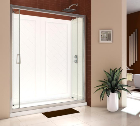 Душевая дверь RGW PA-24 (складная) прозрачная 120 см фото