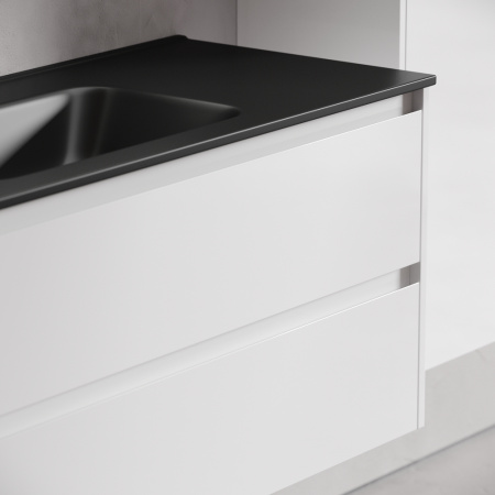 Тумба под раковину Sancos Libra LB120-1W белая фото