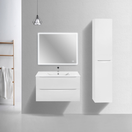 Тумба под раковину Vincea Mia Slim VMC-2MC900S1GW G.White 90 см фото