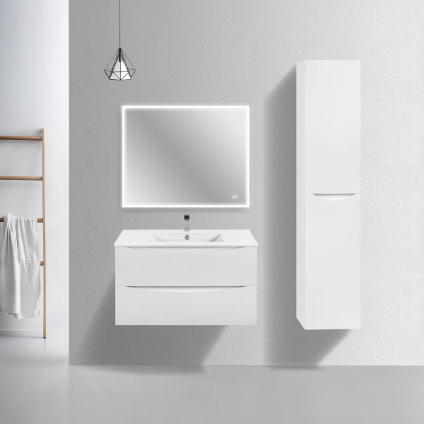 Тумба под раковину Vincea Mia Slim VMC-2MC900S1GW G.White 90 см фото