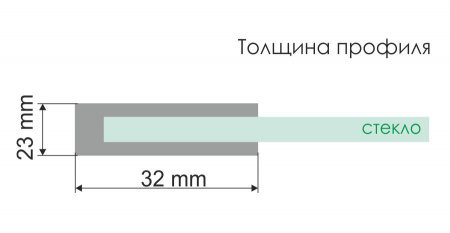 Душевая дверь WasserKRAFT Main 41S13 110 см фото