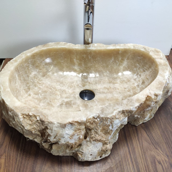 Накладная раковина из оникса Erozy BL EO-01359 (67*46*15) фото