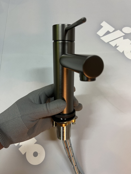 Смеситель для раковины Timo Saona 2361/18F черное золото фото