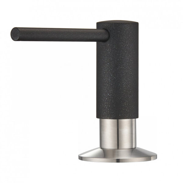 Дозатор для моющего средства Milacio MC.931.MB черный с вкраплениями/сатин фото