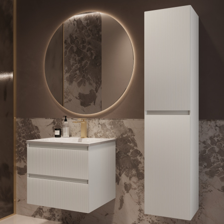 Тумба под раковину Vincea Welle 60 VMC-2WL600MW M.White Soft-touch фото