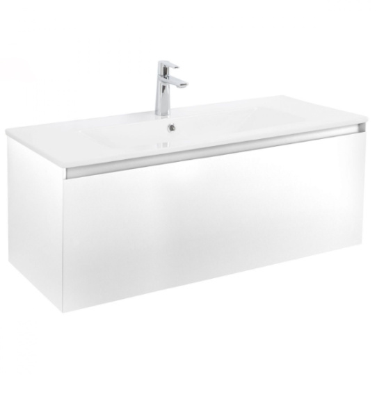 Тумба под раковину Art&Max Latina AM-Latina-1000-1C-SO-BM белая матовая фото