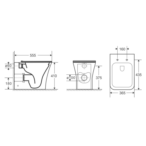 Унитаз приставной Cerutti SPA Marmolada F CT8906 с сиденьем фото