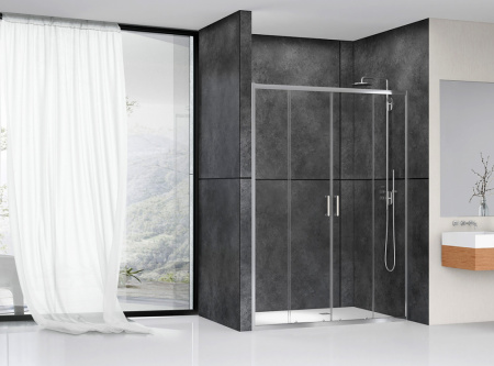 Душевая дверь Abber Schwarzer Diamant AG33150 150 см фото