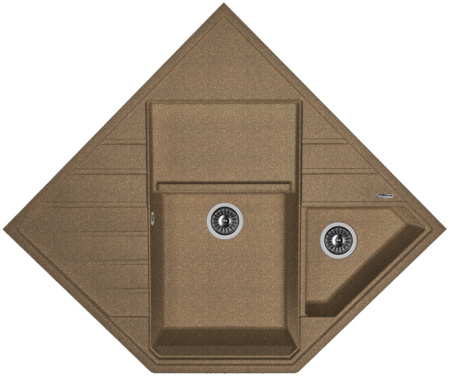 Кухонная мойка БОМБЕИ1/2 Florentina 20.375.J0900 коричневый фото