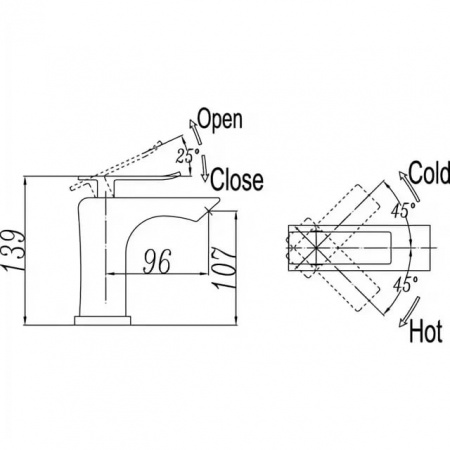Смеситель для раковины BelBagno Ticino TIC-LVM-CRM фото