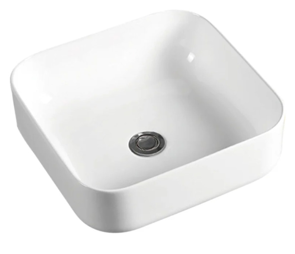 Накладная раковина Esbano Ercina ESRNERCIW 38,5x38,5 фото