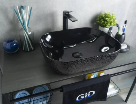Накладная раковина GID Luxe Line D1302H004 50,5х40,5 фото