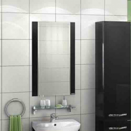Зеркало Акватон Ария 50 1A140102AA950 чёрный глянец фото