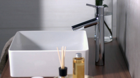 Высокий смеситель для раковины Hansgrohe Talis S 72031000 фото