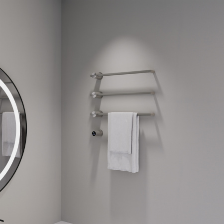 Электрический полотенцесушитель Abber Charme AH4003BST сталь брашированная фото