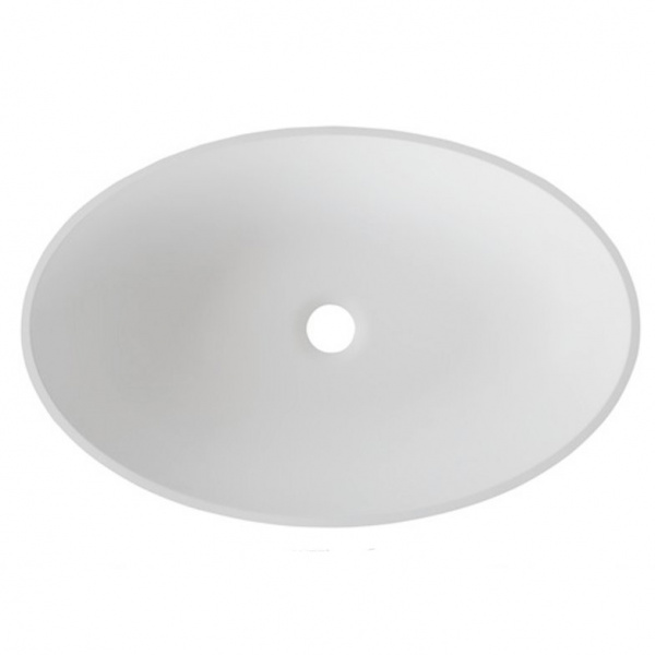 Накладная раковина Acquabella Oval LAVABO_ON-TOP_OVAL_SLATE_BLANCO 58х38 фото