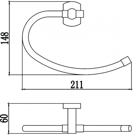 Полотенцедержатель Savol 99 S-009963 фото