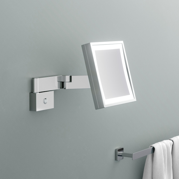 Зеркало с подсветкой и 5 кратным увеличением Timo Selene 10076/00 хром фото