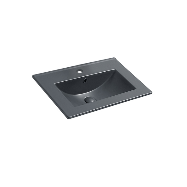 Раковина Vincea VBS-13960MA антрацит матовый 60 см фото