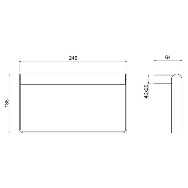 Полотенцедержатель кольцо Timo Luiro 18550/00 Хром фото