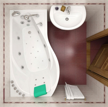 Акриловая ванна Triton Мишель 180х96 R фото