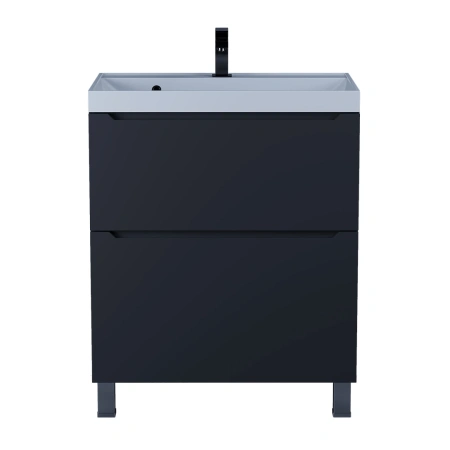 Тумба под раковину напольная Uperwood Tanos 70 291120332 черная матовая фото
