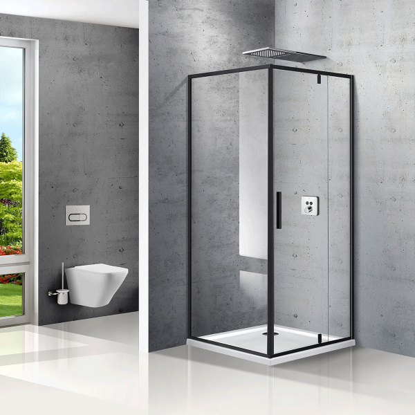Душевой уголок Vincea Slim VPR-2SL9012CLB-R 120x90 фото