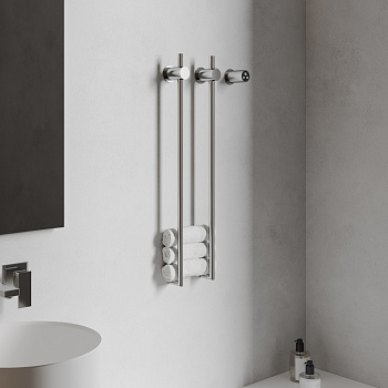 Электрический полотенцесушитель Abber Charme AH4002 хром фото