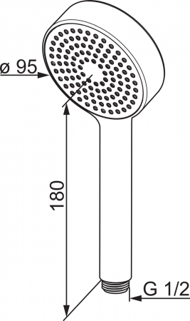 Душевая лейка Oras Apollo 254020 фото