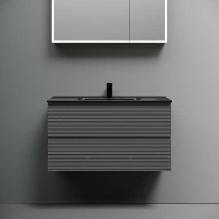 Тумба под раковину Sancos Folk FL90GS Grey soft фото