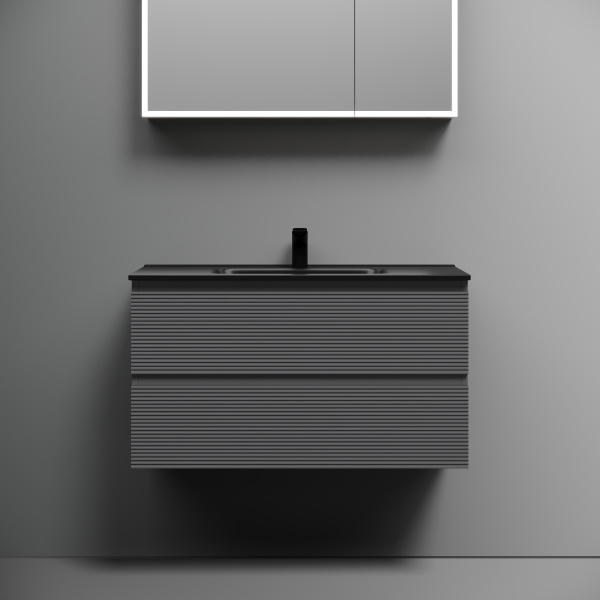 Тумба под раковину Sancos Folk FL90GS Grey soft фото